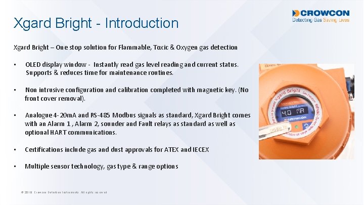 Xgard Bright - Introduction Xgard Bright – One stop solution for Flammable, Toxic &