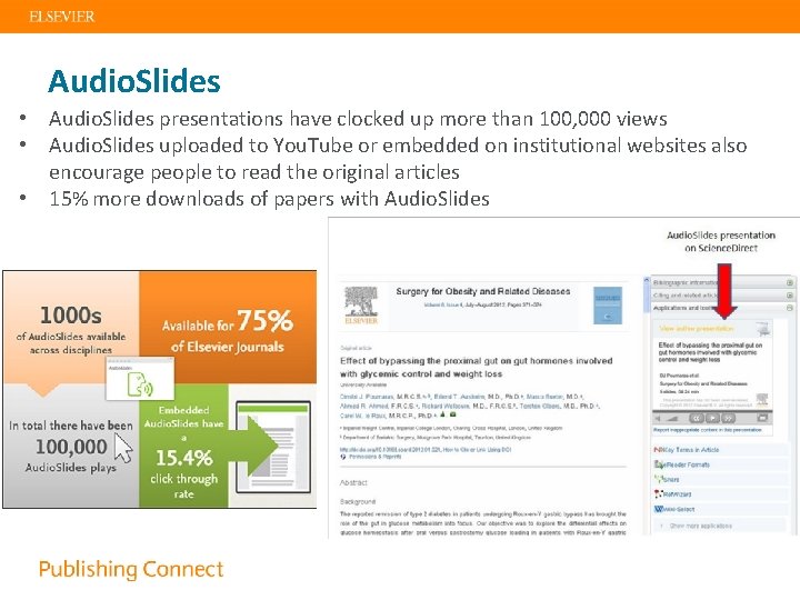 Audio. Slides • Audio. Slides presentations have clocked up more than 100, 000 views