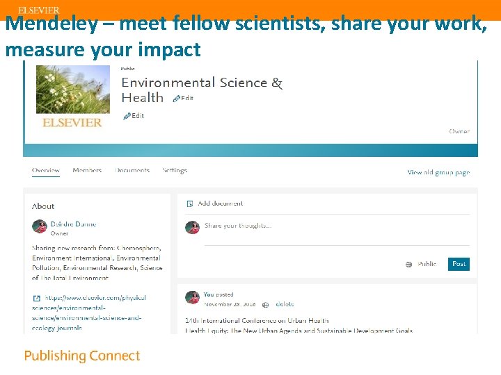 Mendeley – meet fellow scientists, share your work, measure your impact 