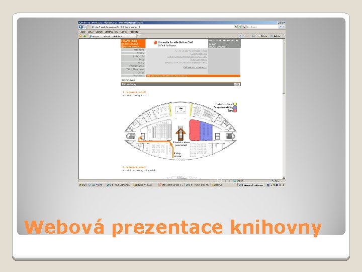 Webová prezentace knihovny 