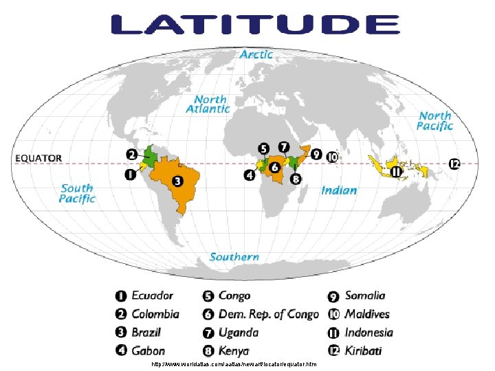 http: //www. worldatlas. com/aatlas/newart/locator/equator. htm 