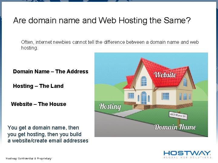 Are domain name and Web Hosting the Same? Often, internet newbies cannot tell the