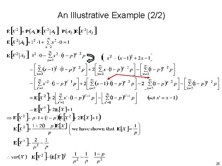 An Illustrative Example (2/2) 26 