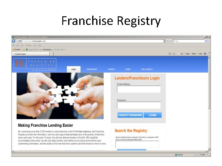 Franchise Registry 