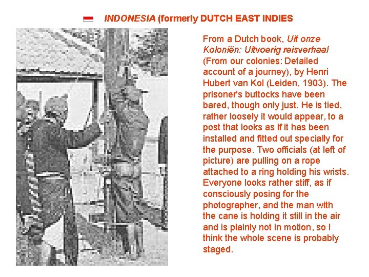 INDONESIA (formerly DUTCH EAST INDIES From a Dutch book, Uit onze Koloniën: Uitvoerig reisverhaal