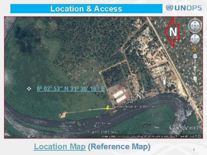 Location & Access N v 60 02’ 53’’ N 310 30’ 16’’ E Location