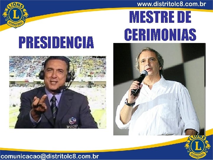 PRESIDENCIA MESTRE DE CERIMONIAS 