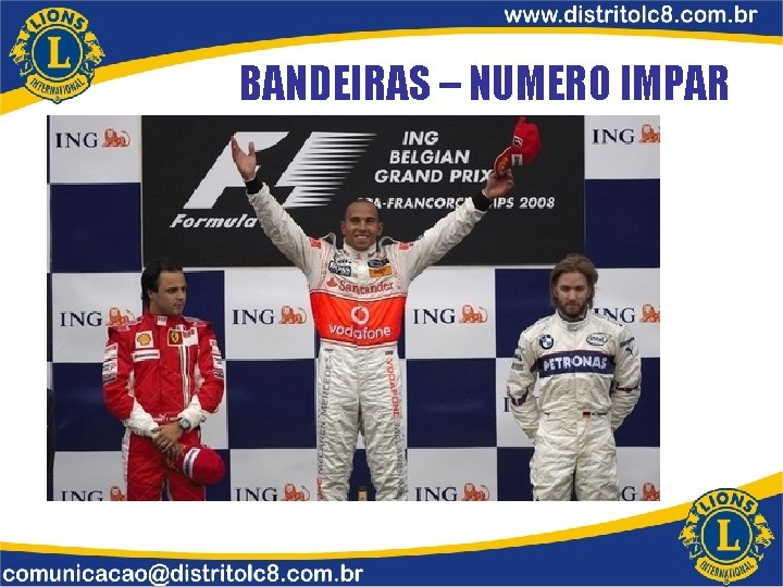 BANDEIRAS – NUMERO IMPAR 