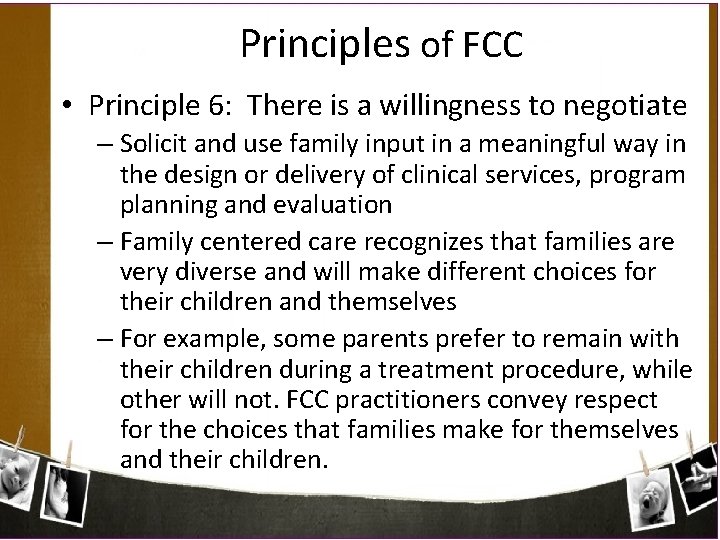 Principles of FCC • Principle 6: There is a willingness to negotiate – Solicit