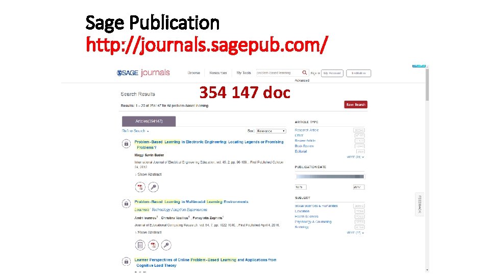 Sage Publication http: //journals. sagepub. com/ 354 147 doc Sage Publication http: //journals. sagepub. com/ 354 147 doc