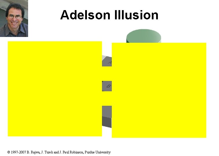 Adelson Illusion © 1997 -2007 B. Rajwa, J. Turek and J. Paul Robinson, Purdue