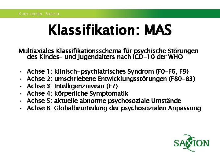 Multiaxiales Klassifikationsschema Achse 5 slidetodoc.com
