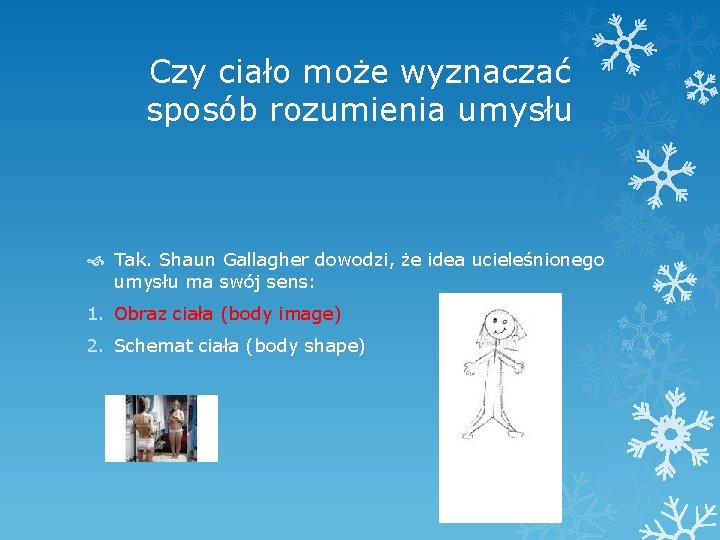 Czy ciało może wyznaczać sposób rozumienia umysłu Tak. Shaun Gallagher dowodzi, że idea ucieleśnionego