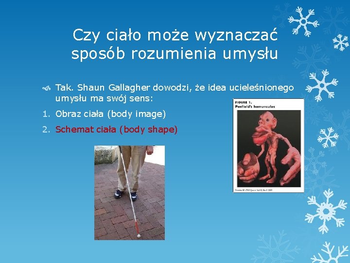 Czy ciało może wyznaczać sposób rozumienia umysłu Tak. Shaun Gallagher dowodzi, że idea ucieleśnionego