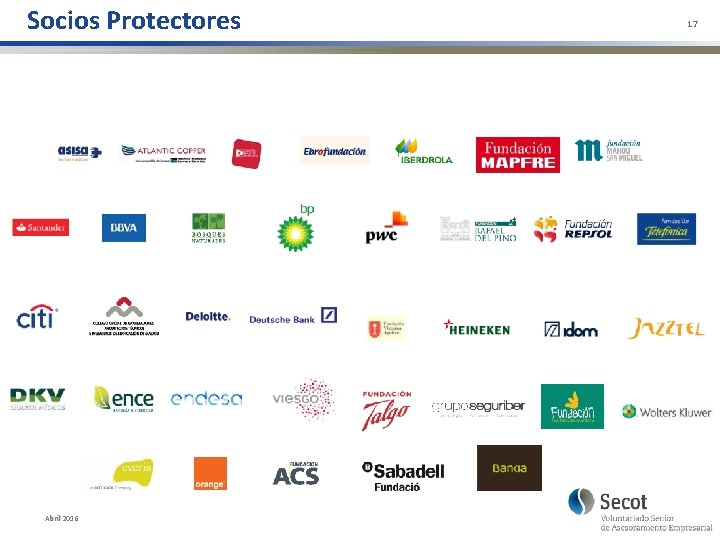 Socios Protectores Abril 2016 17 