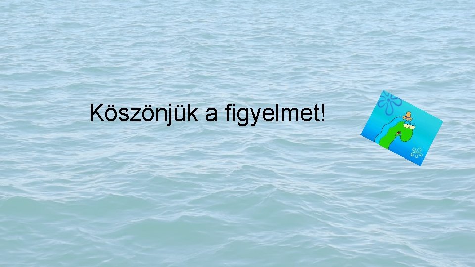 Köszönjük a figyelmet! Köszönjük a figyelmet!