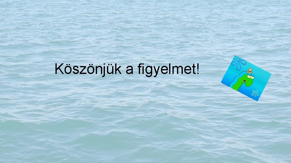 Köszönjük a figyelmet! 