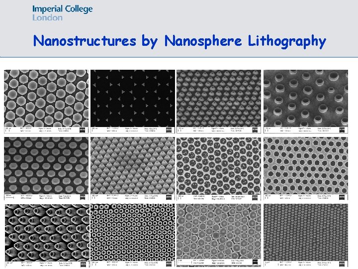 Nanostructures by Nanosphere Lithography 