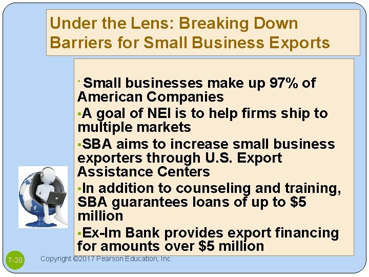 Under the Lens: Breaking Down Barriers for Small Business Exports Small businesses make up