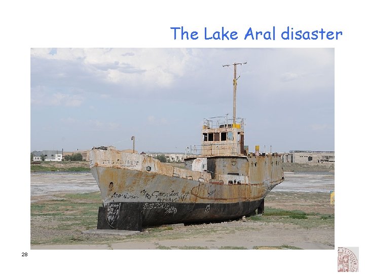 The Lake Aral disaster 28 