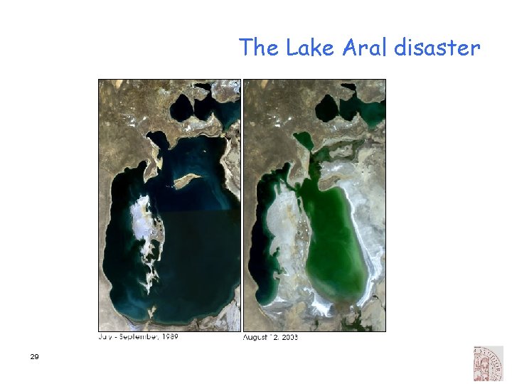 The Lake Aral disaster 29 