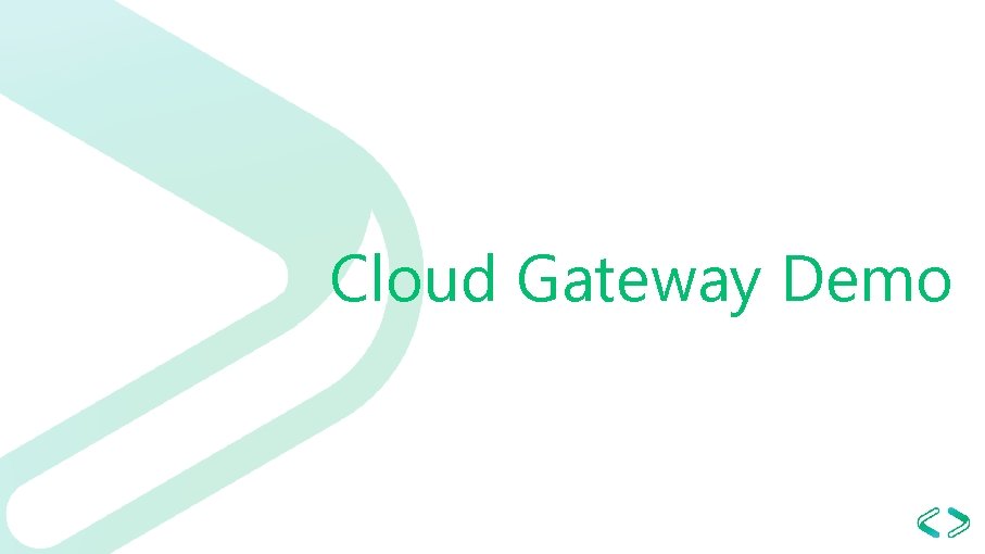 Cloud Gateway Demo 