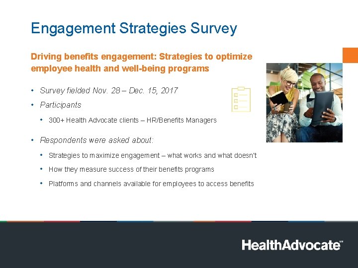 Engagement Strategies Survey Driving benefits engagement: Strategies to optimize employee health and well-being programs