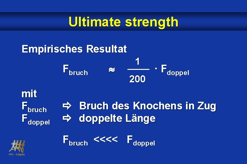 Ultimate strength Empirisches Resultat Fbruch mit Fbruch Fdoppel 1 200 · Fdoppel Bruch des