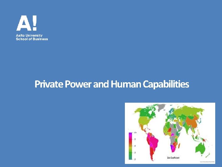 Private Power and Human Capabilities 