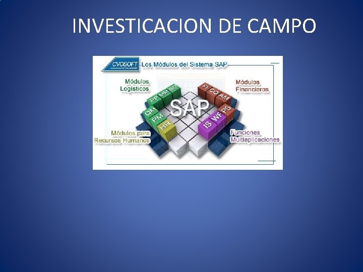 INVESTICACION DE CAMPO 