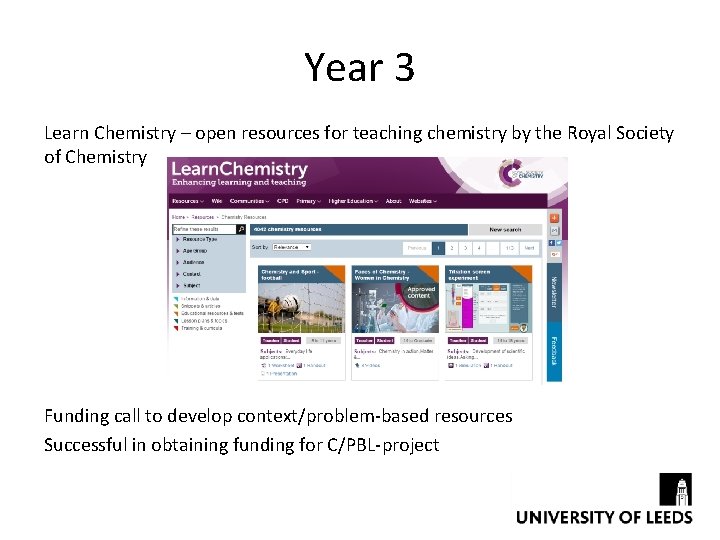 Year 3 Learn Chemistry – open resources for teaching chemistry by the Royal Society