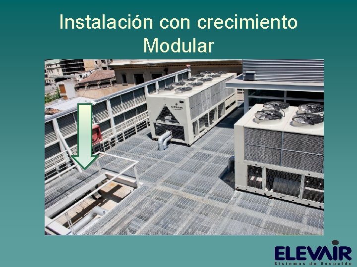 Instalación con crecimiento Modular 