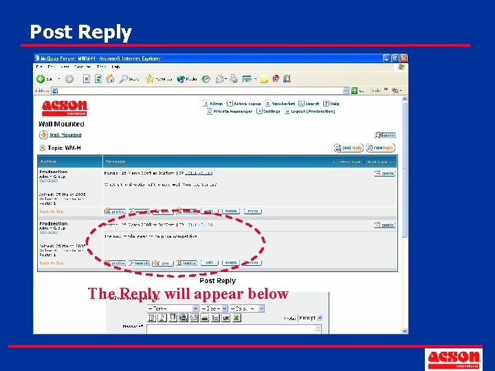 Post Reply The Reply will appear below 
