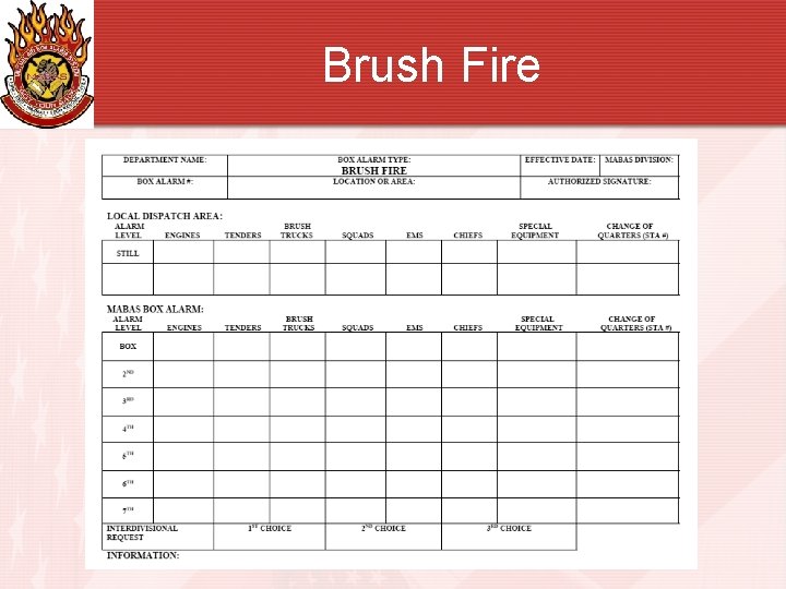 Brush Fire 