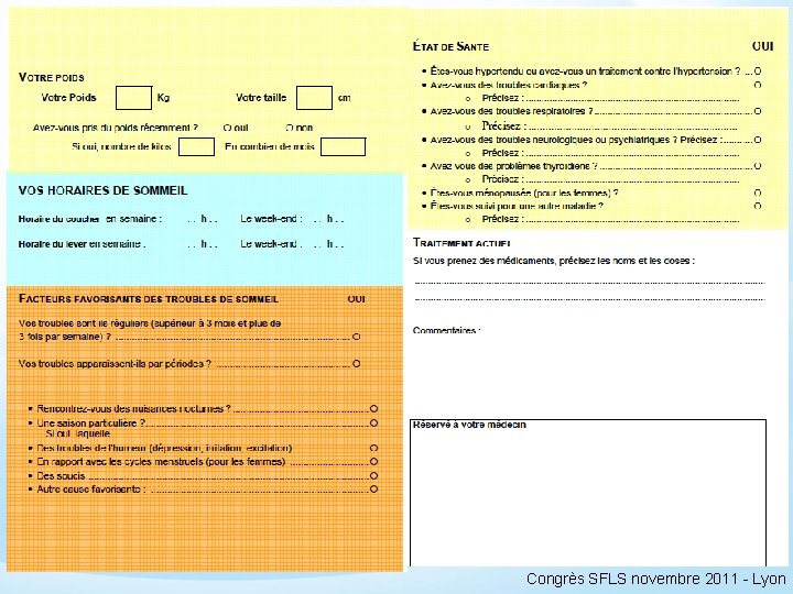 Congrès SFLS novembre 2011 - Lyon 