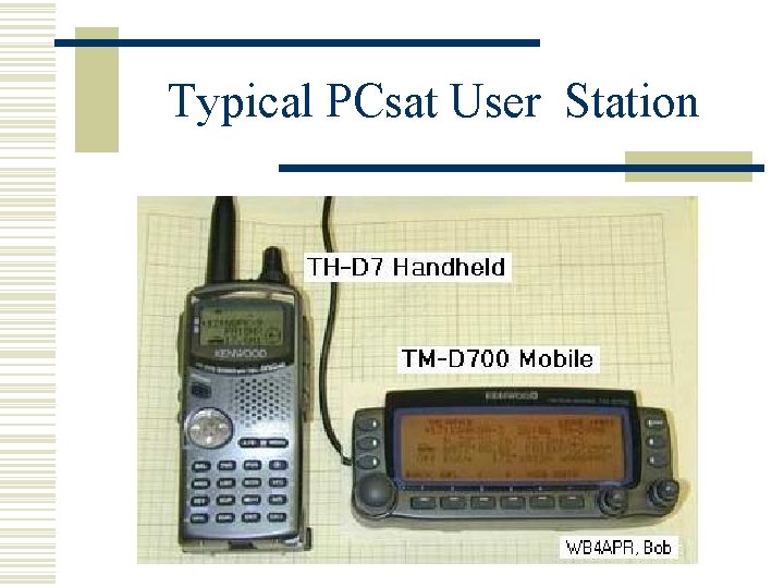 Typical PCsat User Station 