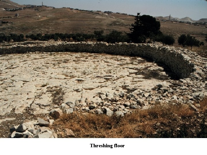 Threshing floor 