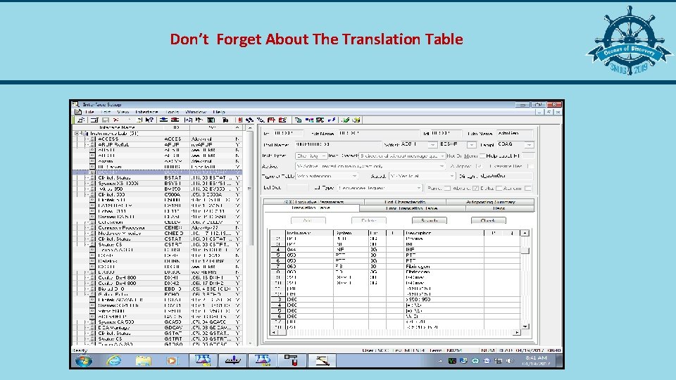 Don’t Forget About The Translation Table 