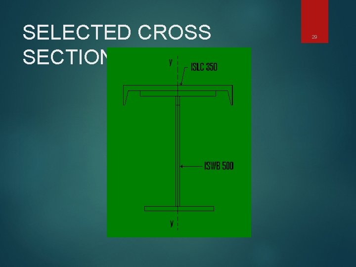 SELECTED CROSS SECTION 29 