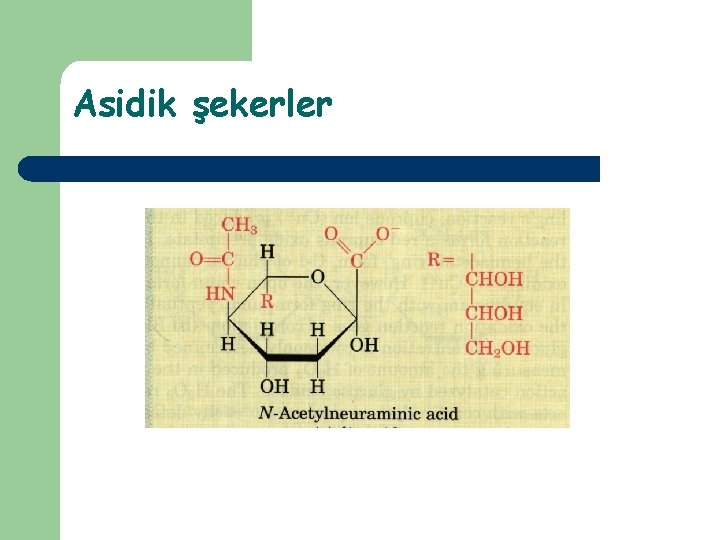 Asidik şekerler 