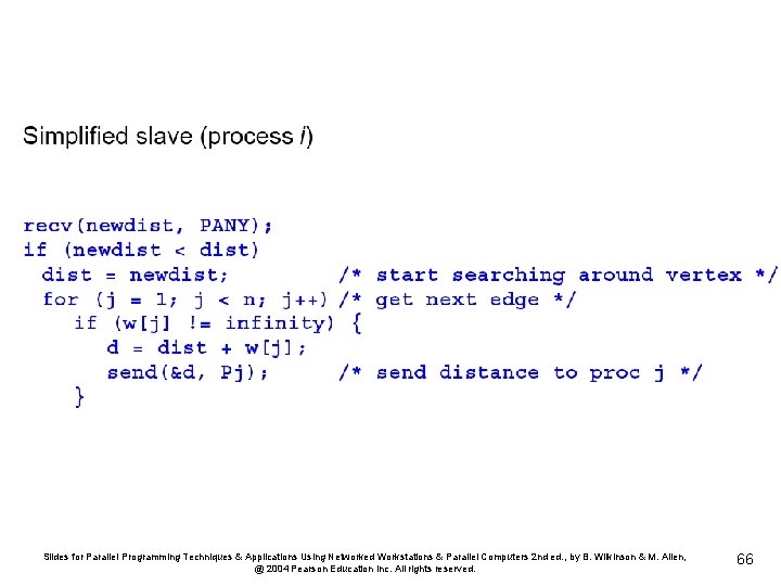 Slides for Parallel Programming Techniques & Applications Using Networked Workstations & Parallel Computers 2