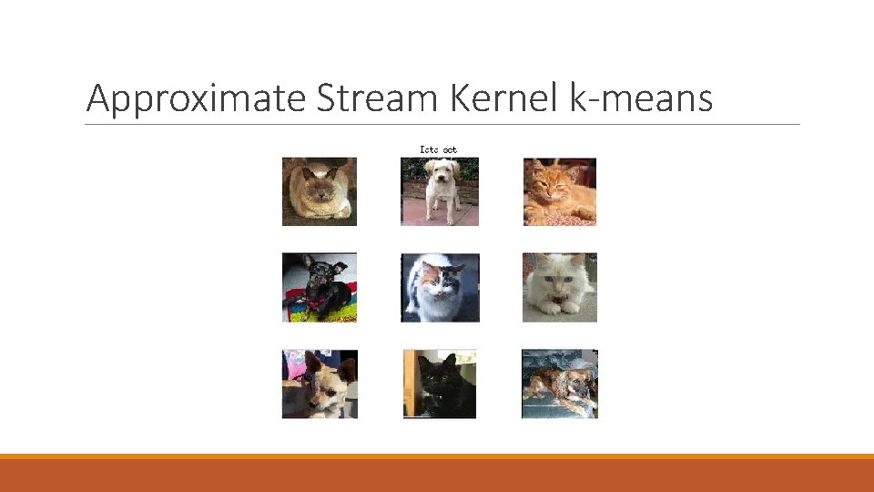 Approximate Stream Kernel k-means 