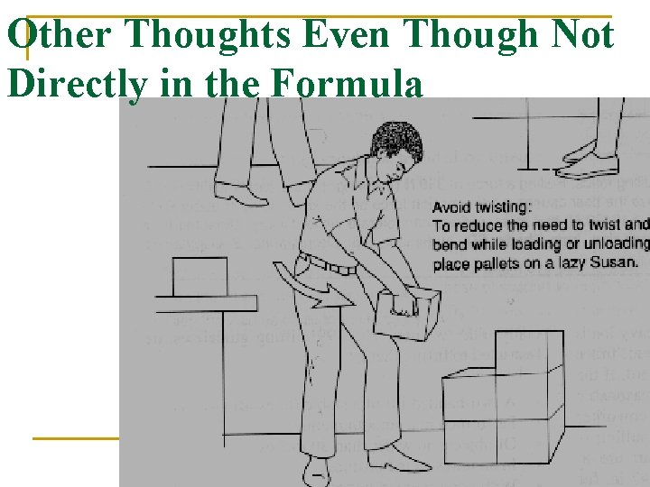 Other Thoughts Even Though Not Directly in the Formula 