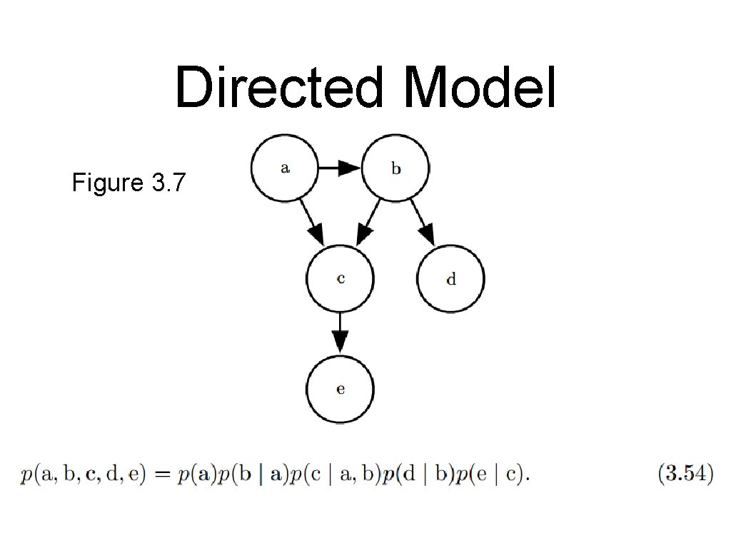 Directed Model Figure 3. 7 