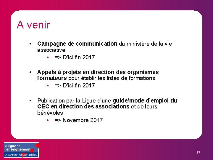 A venir • Campagne de communication du ministère de la vie associative • =>