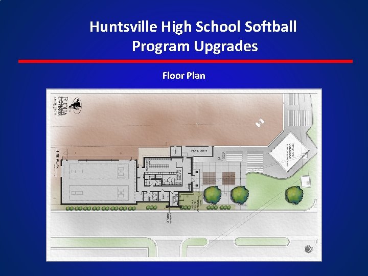Huntsville High School Softball Program Upgrades Floor Plan 