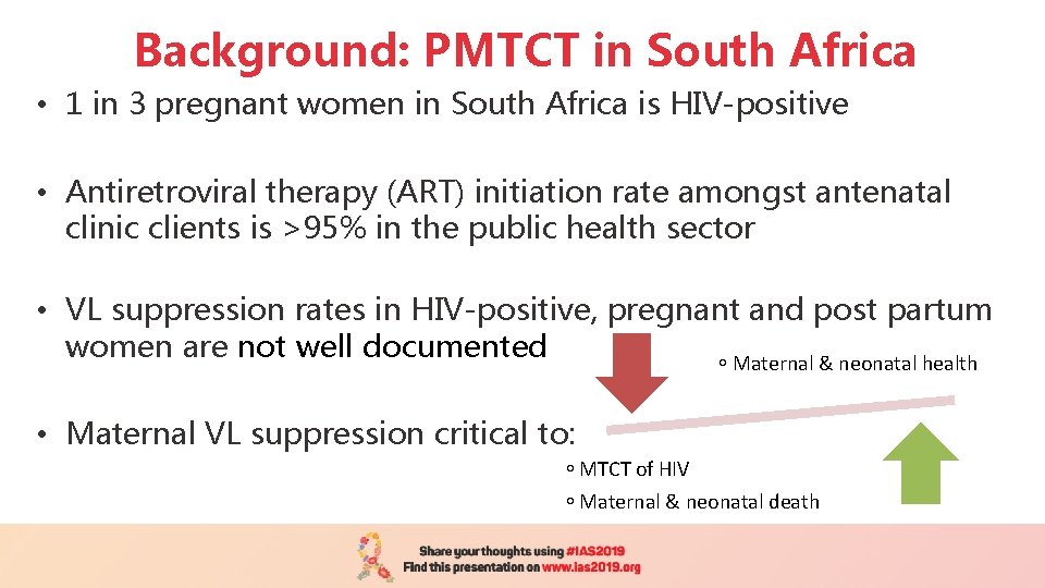 Background: PMTCT in South Africa • 1 in 3 pregnant women in South Africa