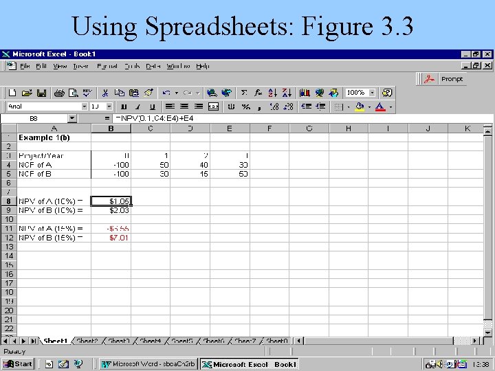 Using Spreadsheets: Figure 3. 3 