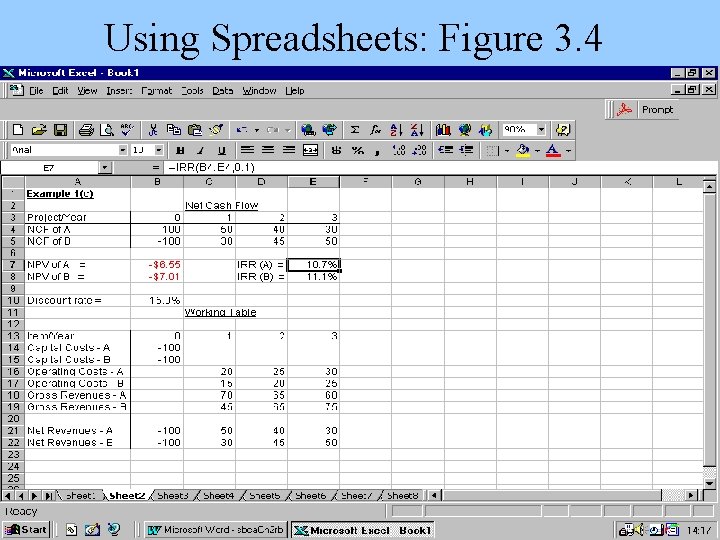 Using Spreadsheets: Figure 3. 4 