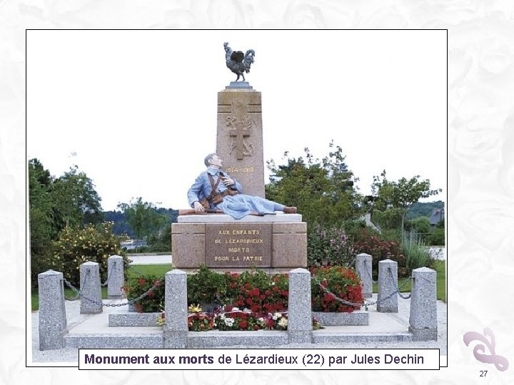 Monument aux morts de Lézardieux (22) par Jules Dechin 27 